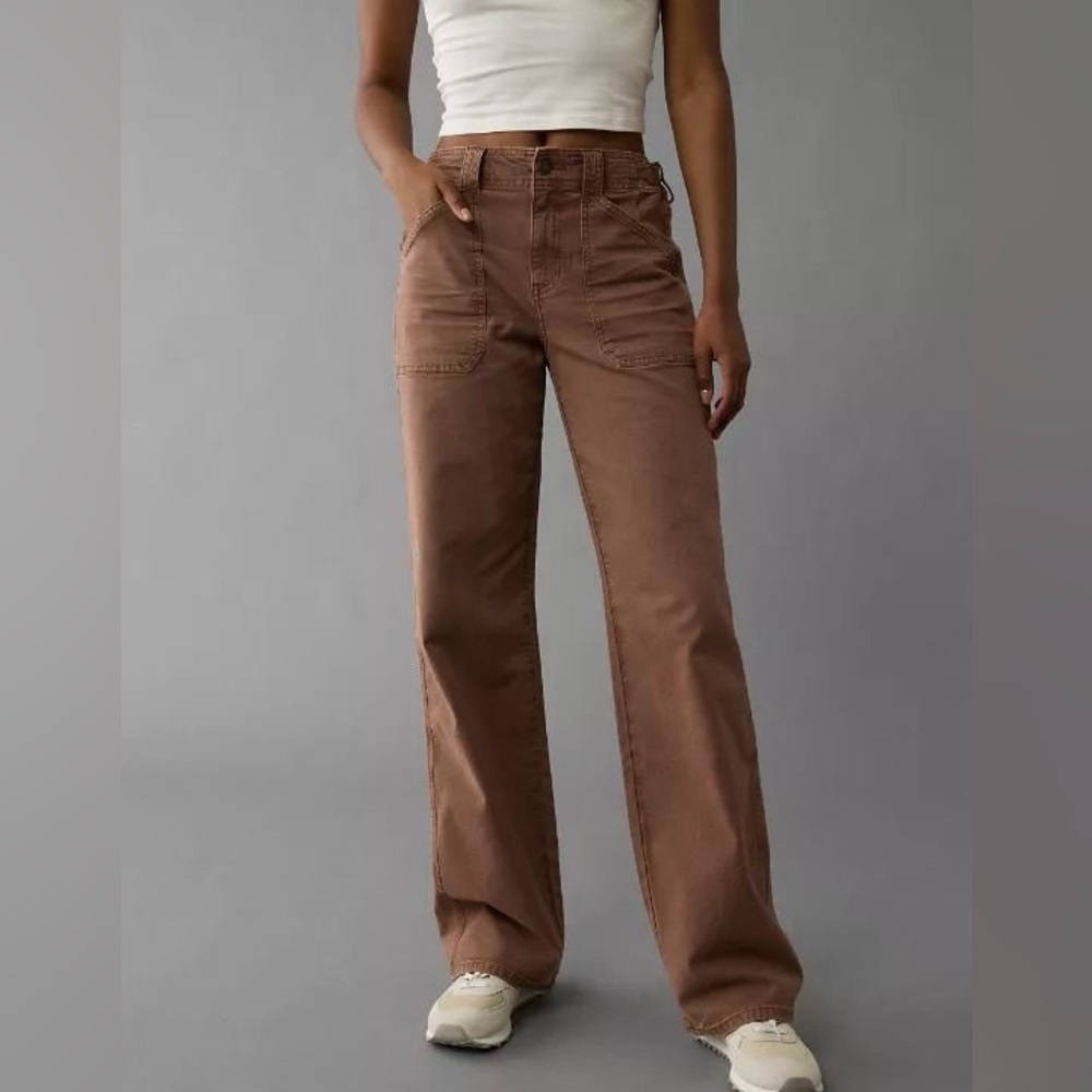 AE STRETCH HIGH-WAISTED STOVEPIPE PANT